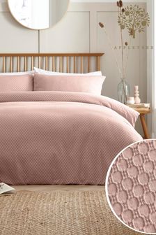 Appletree Pink Santos Duvet Cover Set