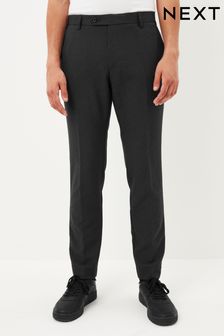 mens black evening trousers