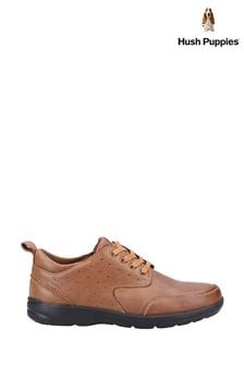 Hush Puppies Brown Apollo Lace-Up Shoes
