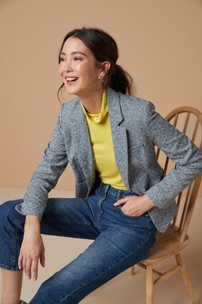 Textured Waffle Jacket