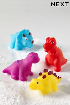 Set of 4 Dinosaur Bath Buddies