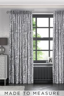 Mouse Grey Garrick Made To Measure Curtains