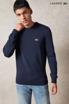 mens grey lacoste jumper