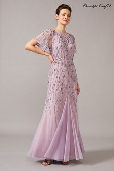 purple sequin dress uk