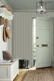 Sage Green Chalford Wood Panelling Wallpaper