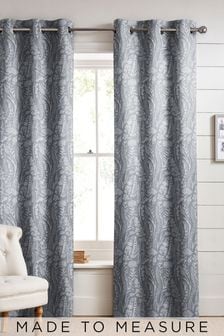 Silver Grey Garrick Made To Measure Curtains