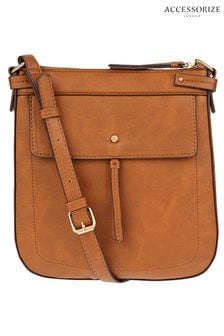 Accessorize Tan Brown Messenger Bag
