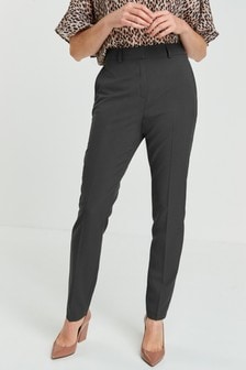 ladies grey tapered trousers