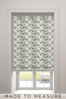 Green Bailey Made To Measure Roman Blind