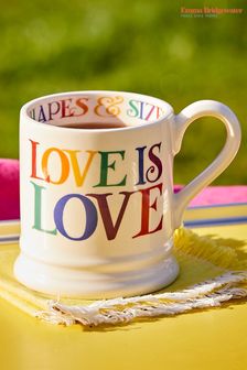 Emma Bridgewater Cream Rainbow Toast Love is Love Mug
