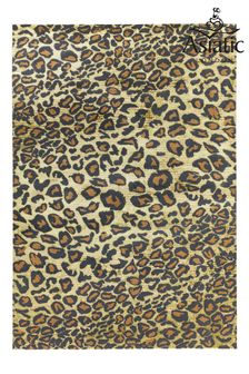 Asiatic Rugs Yellow Quantam Leopard Rug
