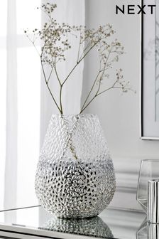Silver Monroe Glass Vase