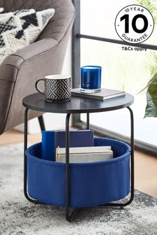 Fabric Storage Side Table