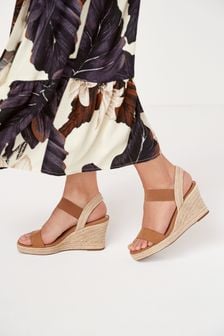 ladies high wedge sandals