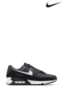 Nike Black/White Air Max 90 Trainers (677813) | £135