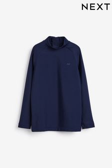 Navy Long Sleeve Sunsafe Rash Vest (3-16yrs) (681046) | £9 - £17