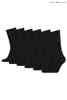 Tommy Hilfiger Black Socks 6 Pack