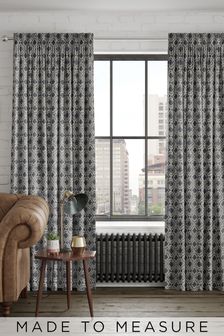 Danube Blue Hallam Made To Measure Curtains