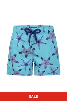 Vilebrequin Boys Blue Starfish Swim Shorts