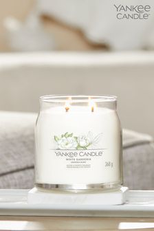 Yankee Candle White Signature Medium Jar Gardenia Scented Candle