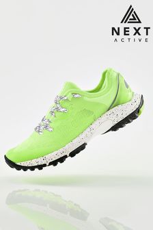 Lime Green Next Active Sports V216W Trail Running Trainers (689161) | £19
