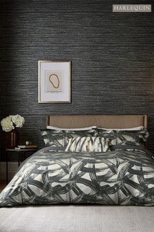 Harlequin Charcoal Grey Cotton Rich Jacquard Typhonic Duvet Cover