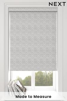 Grey Glamour Metallic Made To Measure Roller Blind