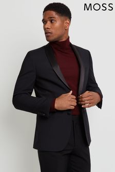 MOSS Tailored Fit Black Shawl Lapel Dress Jacket (692458) | £159
