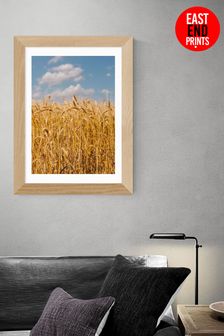 East End Prints Yellow Summer Wheat Fields II by Bethany Young