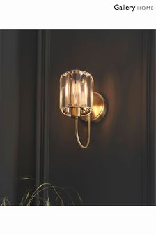 Gallery Home Antique Brass Hove Wall Light