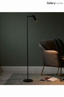 Gallery Home Reader Matt Black Floor Lamp