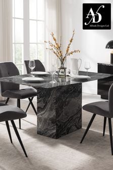 Indigo Dining Table with 4 Chairs by Alfrank
