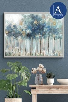 Artko Blue Golden Forest by Allison Pearce Framed Art