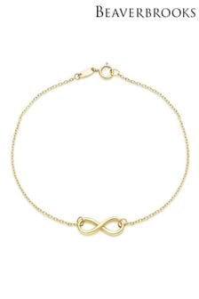 Beaverbrooks 9ct Gold Infinity Bracelet