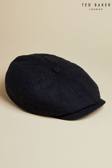 One Size Manufacturer Size:One Size Burton Menswear London Mens Brown Dogtooth Baker Boy Hat Flat Cap Brown