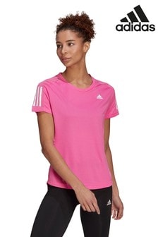 adidas pink top women's