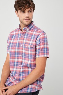 Mens Check Shirts | Plaid Shirts | Next Official Site