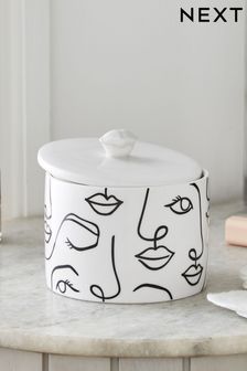 White Face Trinket Pot (706541) | £10