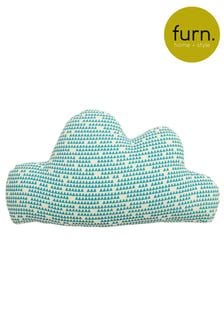 Furn Blue Little Furn Printed Cloud Cushion