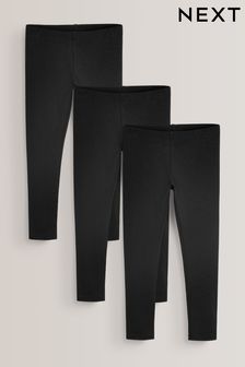 Black 3 Pack Leggings (3-16yrs) (709187) | £12 - £18