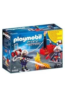 Playmobil® 9468 City Action Firefighters With Water Pump (711062) | £20