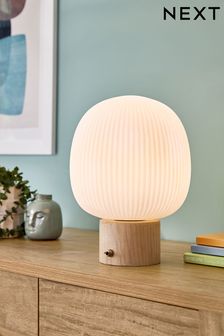 White Oslo Rechargeable Ambient Lamp