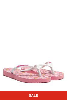 Havaianas Girls Pink Hello Kitty Flip Flops