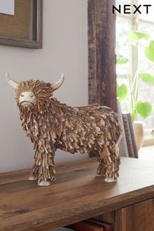 Brown Hamish the Highland Medium Ornament Cow (714629) | £32