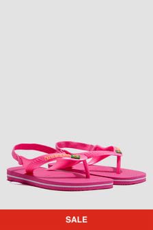 Havaianas Baby Girls Pink Flip Flops