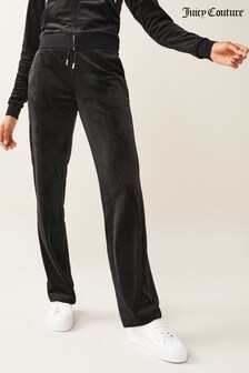 Juicy Couture Velour Straight Leg Joggers