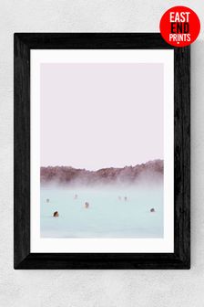 East End Prints Black Spa Day Print by Oh Fine! Art