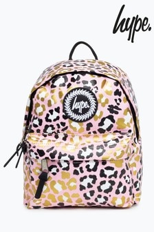 Hype. Pink Leopard Mini Backpack