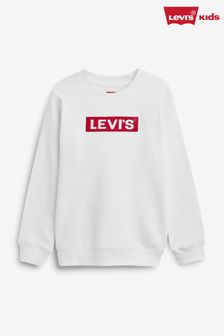 levi white sweater