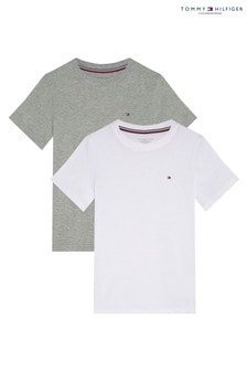 Tommy Hilfiger Grey T-Shirts 2 Pack (732860) | £24